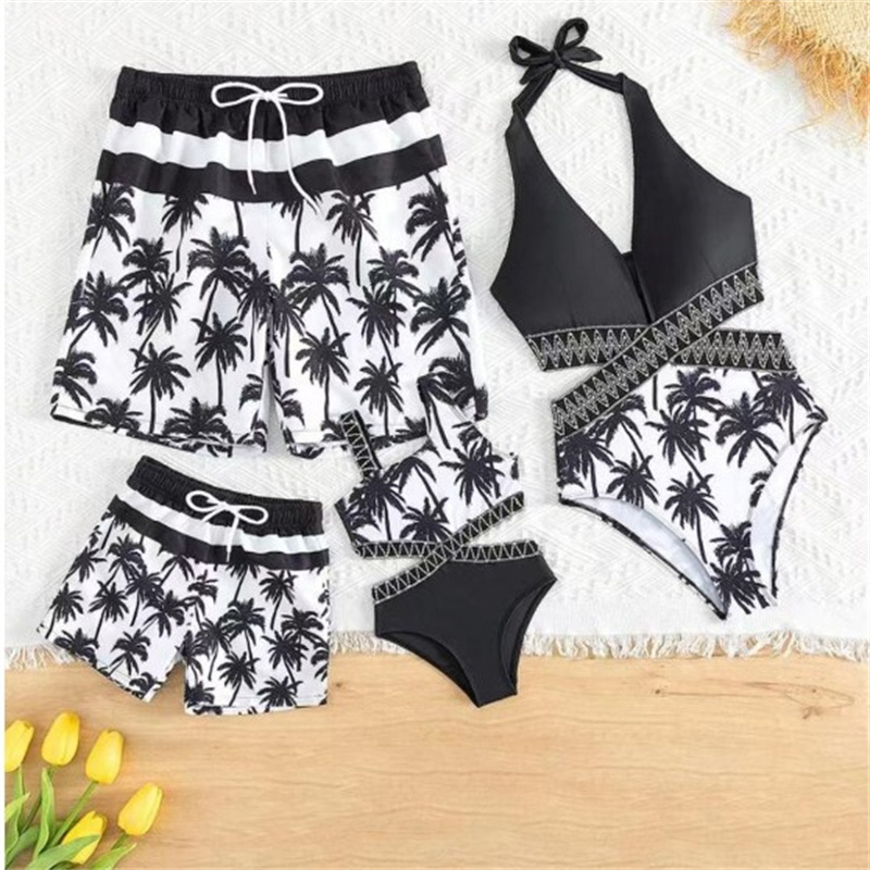 Plant Parent Costume - Biquíni de verão mãe filha pai