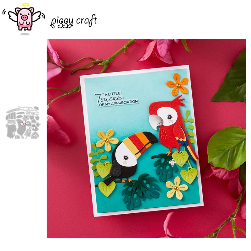 Plant Parenthood - Piggy artesanato corte de metal dados