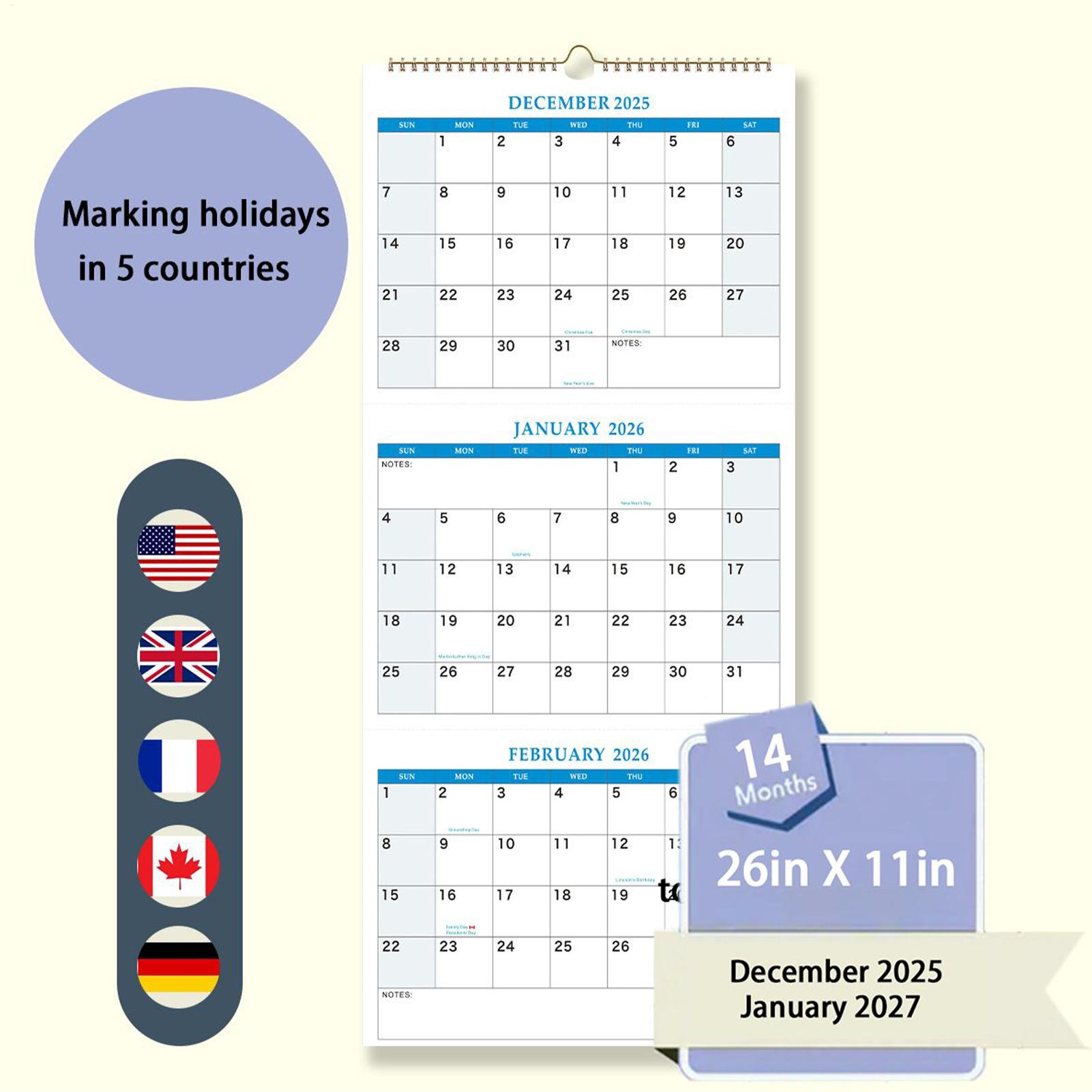 Calendário de Parede Grande 20 - Planned Parenthood avaliação e preço